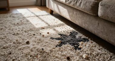 sofa arms attract dirt