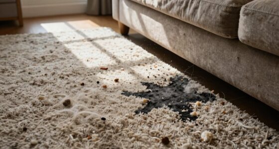 sofa arms attract dirt