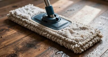 sour odor from mop pads