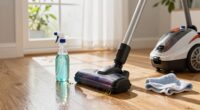 spring allergy floor cleaning