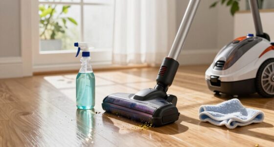 spring allergy floor cleaning