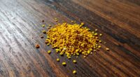 spring pollen on floors