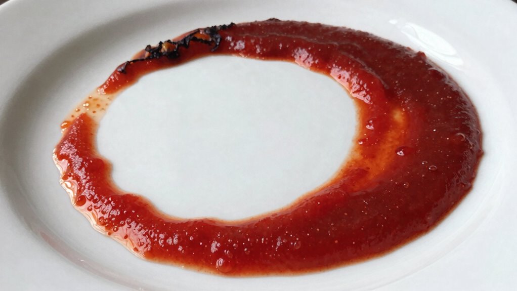 stains darken without prompt treatment