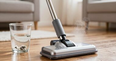 steam mop descaling check