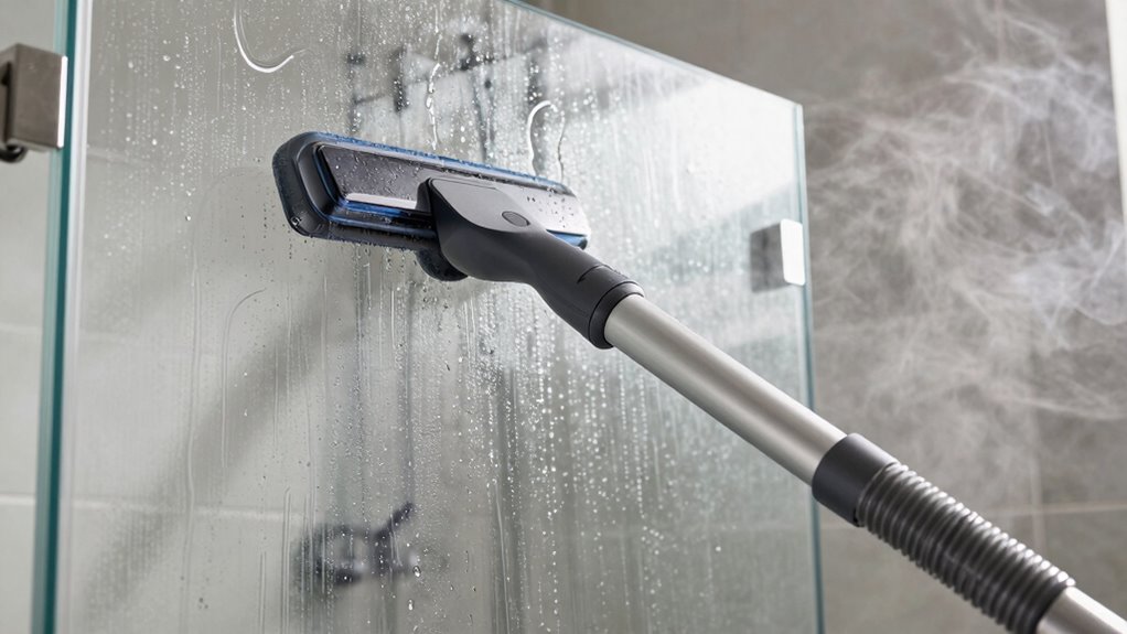 steam powered glass cleaning