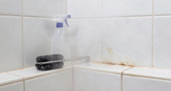steam removes bathroom grime
