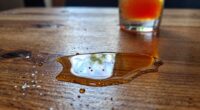 sticky residue attracts dirt