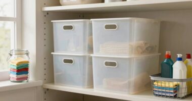 storage ease promotes cleaning