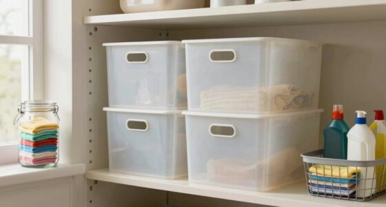 storage ease promotes cleaning
