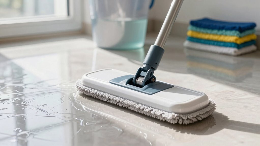 streak free robot mop tips