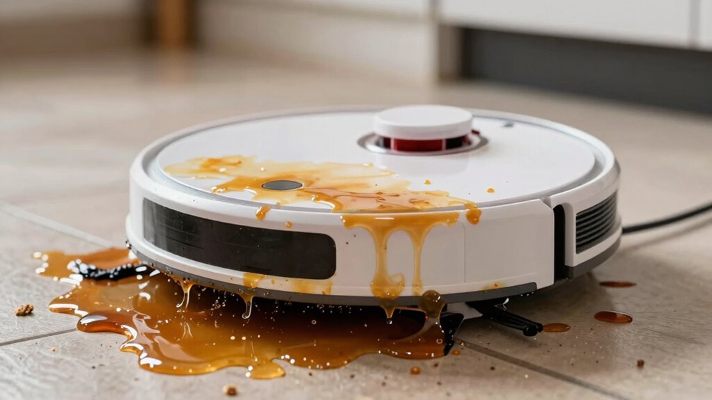 struggling with sticky spills