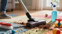 systematic carpet cleaning approach