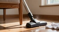 thoroughly clean chair legs