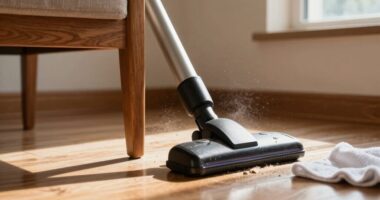 thoroughly clean chair legs
