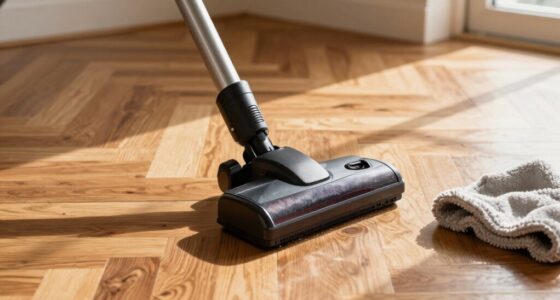 thoroughly clean herringbone floors