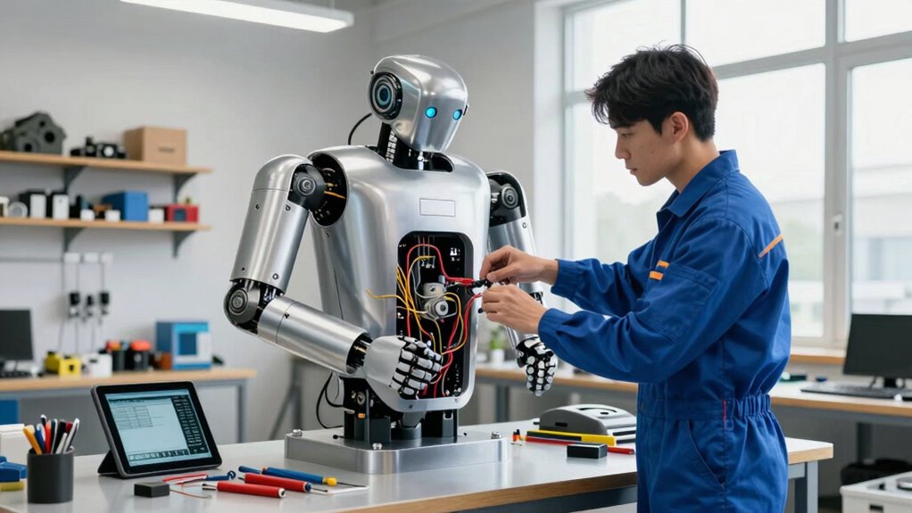 weekly robot maintenance routine