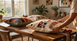 She Made a Few Boho Swaps, and Now the Dining Room Feels More Like Her