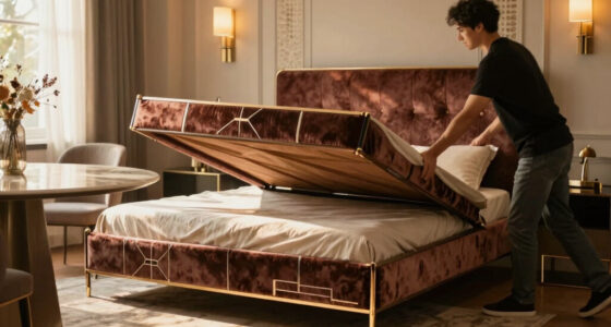 A Murphy Bed Turned A Dining Room Into An Art Deco Multi-Functional Space