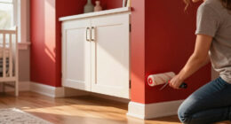 This Nursery Got A Bold Paint Redo With Built-In Cabinets