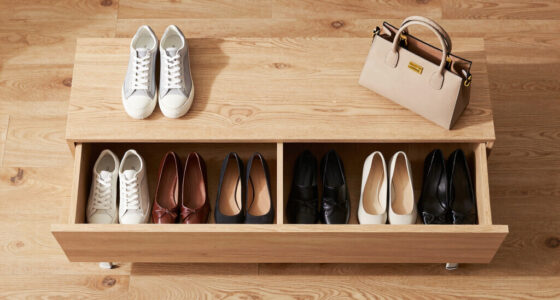 This Stylish Shoe Cabinet Transforms Narrow Entryways (It Can Hold Up To 30 Pairs!)