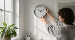 I Moved A Clock To My Bathroom, And It Changed My Morning Routine Forever
