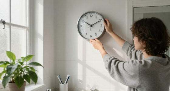 I Moved A Clock To My Bathroom, And It Changed My Morning Routine Forever