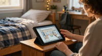 See How We Used Our New 3D Design Tool To Create A Chill, Classic Dorm Room
