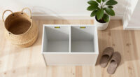 This $18 IKEA Gem Created Instant Storage In My Small Entryway