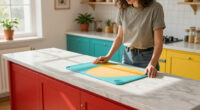 A $180 Kitchen Redo Has So Many Vibrant Colors And Renter-Friendly Hacks