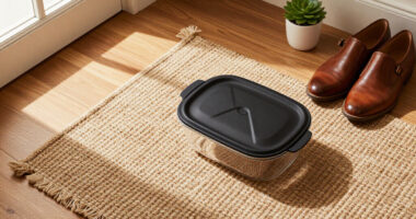 I Put A Pyrex Baking Dish In My Entryway, And It’s So Sleek And Functional
