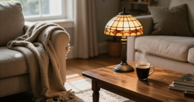 T.J. Maxx Is Selling Out Of This Tiffany-Inspired Accent Lamp