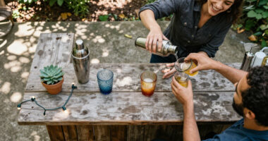 This DIY Couple Built The Coolest Backyard Bar For Almost Nothing — Here’s How