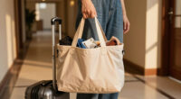 This Quince Expandable Tote Holds Everything My Suitcase Can’t On Flights