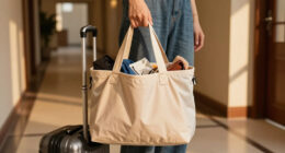 This Quince Expandable Tote Holds Everything My Suitcase Can’t On Flights