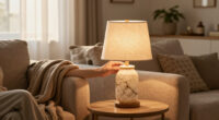 Walmart's New $25 Travertine-Look Lamp Looks Shockingly High-End