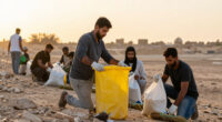 While Riyadh Slept, 120 Volunteers Were Cleaning Wadi Sulay At 3AM - Lovin.co