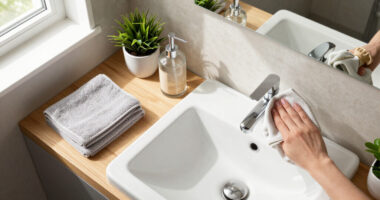 You'd Never Know This Bathroom Redo Was Renter-Friendly