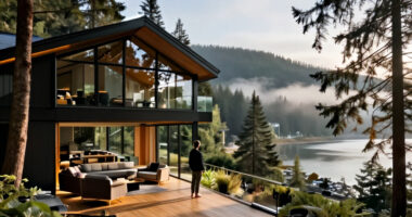 A West Vancouver Home Appears To Float Among The Trees
