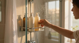 Skip Traditional Shower Curtains: Add Storage To Small Baths With A Space-Saving Alternative