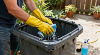 Smelling Your Garbage Cans? The Underrated Trick To Give Them A Deep Clean
