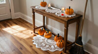 Use Doilies To Create Subtle Halloween Decor With Vintage Charm