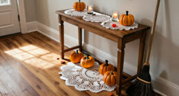 Use Doilies To Create Subtle Halloween Decor With Vintage Charm